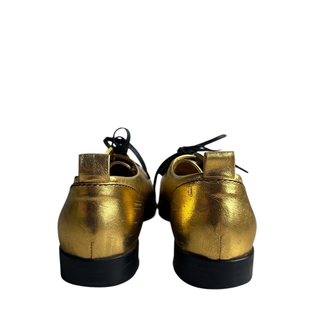Jil Sander Navy Gold Oxford Shoes with Classic Design size 36 - Picture 3 of 7
